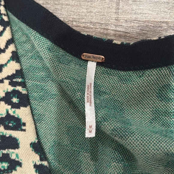 Free People - Musics & Lyrics Printed Mini Dress - Size Medium - Gently Used!! - Picture 9 of 11